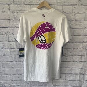 Nike Mens Size Small Peace Love Basketball Mushroom Swoosh T‎ Shirt NWT MSRP $45